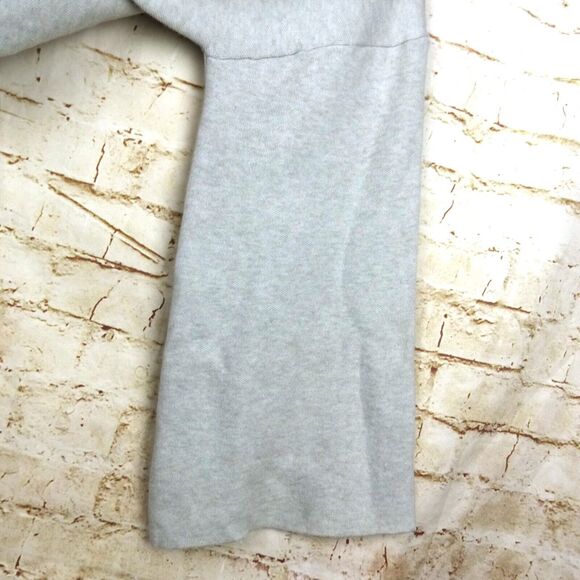 Princess Polly Crop Bell Sleeves Sweater Womens XS Gray Girl Soldier Relaxed - Picture 6 of 11